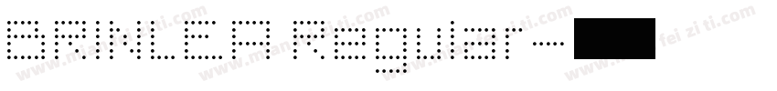 BRINLEA Regular字体转换
